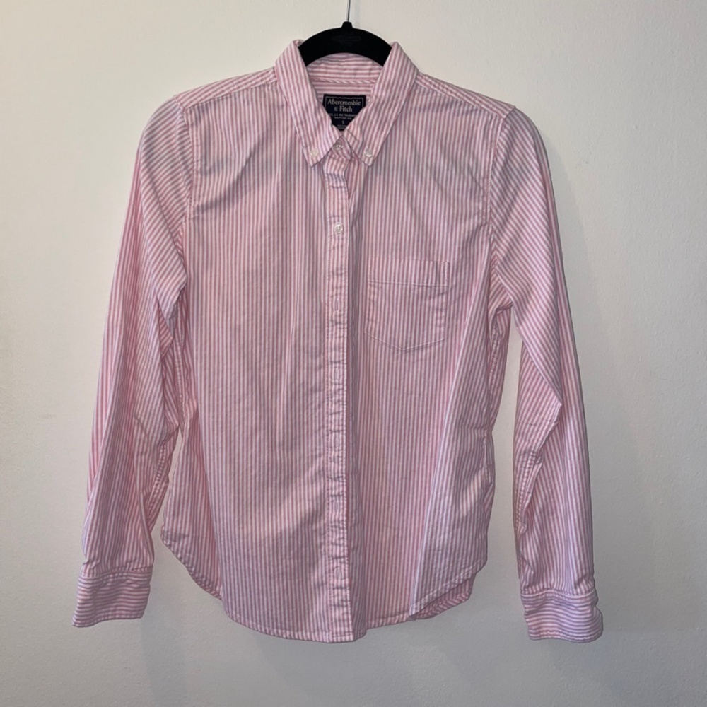 Abercrombie & Fitch Striped Button Up Small
